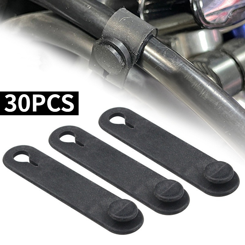 Motorcycle Brake Cable - 30/60Pcs Motorcycle Rubber Frame Securing Cable
